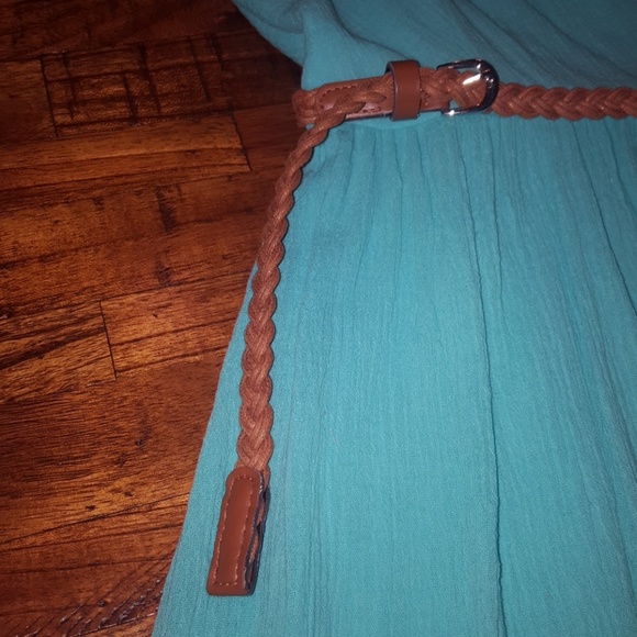 Jodi Kristopher Turquoise Crochet-top Dress - Picture 3 of 8